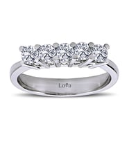 Lova G Renk 0,60 Karat Pırlanta Beştaş Yüzük - 1030129