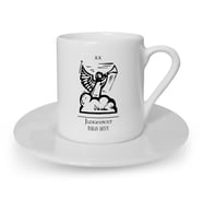 BK Gift Kişiye Özel Tarot Judgement Muhakeme Türk Kahvesi Fincanı