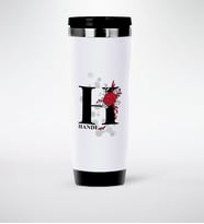 BK Gift Kişiye Özel H Baş Harf Ve İsimli Çelik Termos Bardak