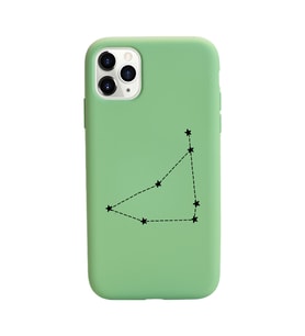 Oğlak Burcu (Capricornio) Yıldız Haritası Tasarımlı Kılıf iPhone 11 Pro Max