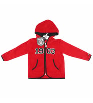 Beşiktaş Lisanslı Uzun Kol Kapşonlu Polar Sweat (Kırmızı)
