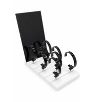 Standmarket Ahşap Saat Display Küçük Boy Beyaz