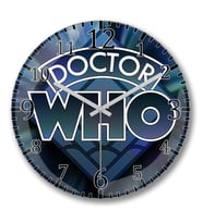 Doctor Who 2 Duvar Saati Bombeli Gercek Cam