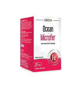 Ocean Microfer Takviye Edici Gıda 30 Tablet