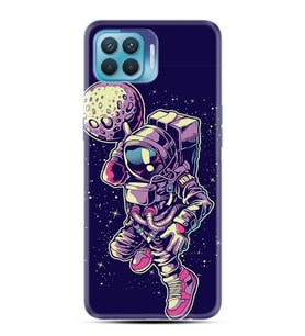 Kılıfland Huawei Oppo Reno 4 Lite Kılıf Silikon Resimli Kapak Astronaut Plater Stok 849