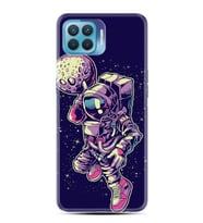 Kılıfland Huawei Oppo Reno 4 Lite Kılıf Silikon Resimli Kapak Astronaut Plater Stok 849
