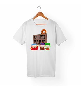 Southpark Beyaz Tişört
