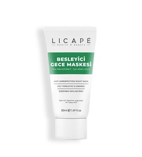 Licape Besleyici Çay Ağacı Gece Maskesi 50ml