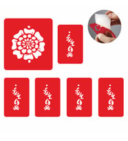 Hint Kınası  Şablon Seti Tattoo SPREYSİZ
