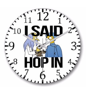 Mr Burns The Spruce Moose Duvar Saati Bombeli Gercek Cam