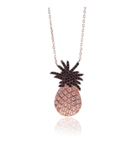 Söğütlü Silver Ananas Kolye