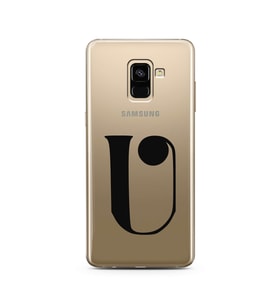 Samsung A8 Plus Harf Tasarımlı Telefon Kılıfı U-Harfi 