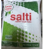 Salti rafine kaya tuzu, yemek tuzu, 10kg  iyotsuz kaya tuzu, iyotsuz yemek tuzu