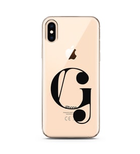 Iphone Xs Harf Tasarımlı Telefon Kılıfı G-Harfi 