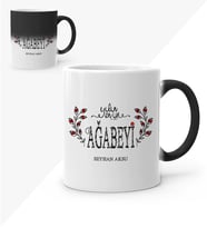 BK Gift Kişiye Özel Yılın En İyi Ağabeyi Sihirli Kupa Bardak