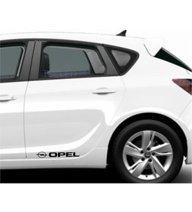 opel Yan kapı Çıta altı Düz Yazısı