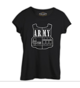 BTS - Army Siyah Kadın Tshirt