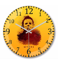 Michael Myers Duvar Saati Bombeli Gercek Cam