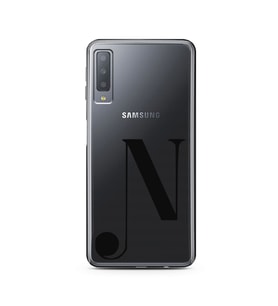 Samsung A7 (2017) Harf Tasarımlı Telefon Kılıfı N-Harfi 