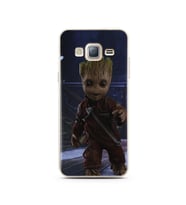 Baby Groot Tasarım Süper Şeffaf Silikon Telefon Kılıfı Samsung J3 (2016)