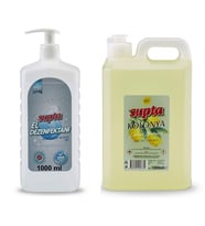 Kolonya & Dezenfektan Set 1 Lt. kolonya + 1 Lt. Dezenfektan