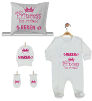 Pia Baby Gl 1906-04 İsme Özel Yastık Tulum Set