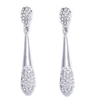 Monemel Swarovski Taşlı Küpe (Altın Kaplama) Sevgililer Günü Hediyesi
