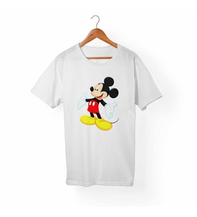 Mickey Mouse Beyaz Tişört