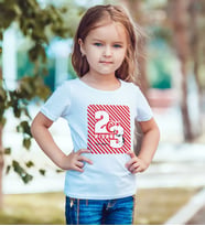BK Gift Kişiye Özel 23 Nisan Tasarımlı Kız Çocuk Tişört  13