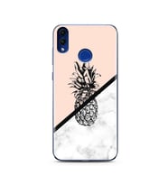 Ananas Tasarım Süper Şeffaf Silikon Telefon Kılıfı Huawei Honor 8C 
