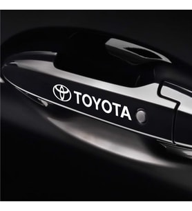 Toyota Araba Kapı Kolu Araç Sticker Yapıştırma 8Ad