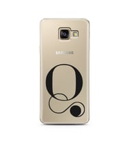 Samsung A3 (2017) Harf Tasarımlı Telefon Kılıfı Q-Harfi 