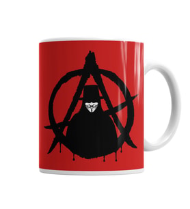 V For  Vendetta Kupa Bardak Porselen