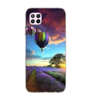 Lavanta Bahçesi Tasarımlı Süper Şeffaf Silikon Telefon Kılıfı Huawei P40 Lite