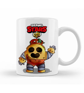 Brawl Stars Mecha Spike Kupa Bardak Porselen