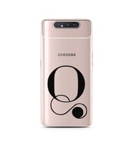 Samsung A80 Harf Tasarımlı Telefon Kılıfı Q-Harfi 
