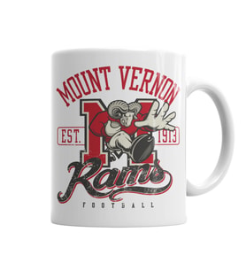 Rams Mount Vernon Kupa Bardak Porselen