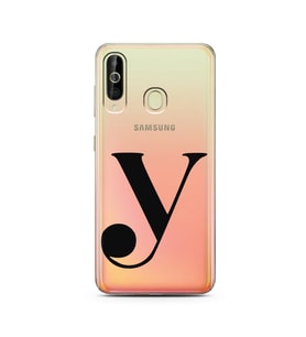 Samsung A60 Harf Tasarımlı Telefon Kılıfı Y-Harfi 