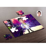 BK Gift Kişiye Özel Erkek Doktor Karikatürlü Ahşap Puzzle-1