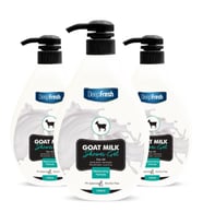 Deep Fresh Keçi Sütü Duş Jeli 3 x 1 lt