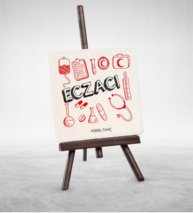 BK Gift Kişiye Özel Mesleki Eczacı Şovaleli Doğal Taş  2