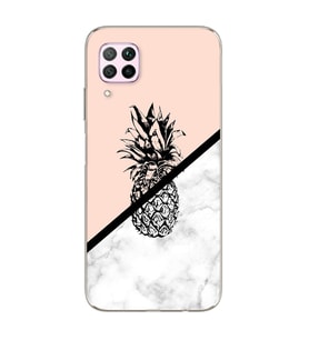 Ananas Tasarım Süper Şeffaf Silikon Telefon Kılıfı Huawei P40 Lite