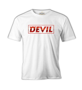Super Junior - Devil Beyaz Erkek Tshirt