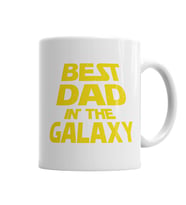 Best Dad İn The Galaxy Kupa Bardak Porselen