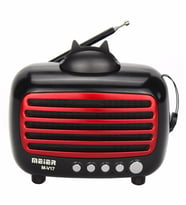 Meier M-V17BT Mini Boy FM Radyo Taşınabilir Standlı Hoparlör Hediyelik Radyo