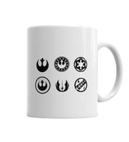 Jedi Star Wars Symbol Kupa Bardak Porselen