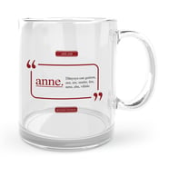 BK Gift Kişiye Özel Anne Cam Kupa Bardak  22