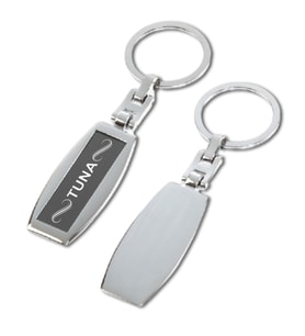 BK Gift Kişiye Özel İsimli Füme Metal Anahtarlık