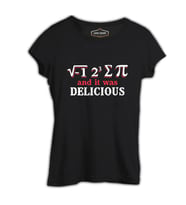 I Ate Some Pi Siyah Kadın Tshirt