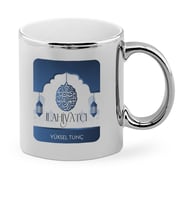 BK Gift Kişiye Özel Mesleki İlahiyatçı Krom Kupa Bardak  2